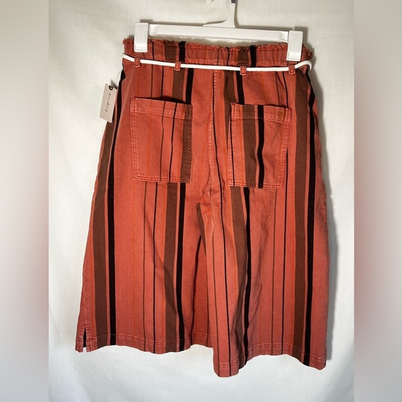 NWT Pilcro Cropped PJ Wide-Leg Jeans in Purple Motif Size XS - Picture 8 of 10